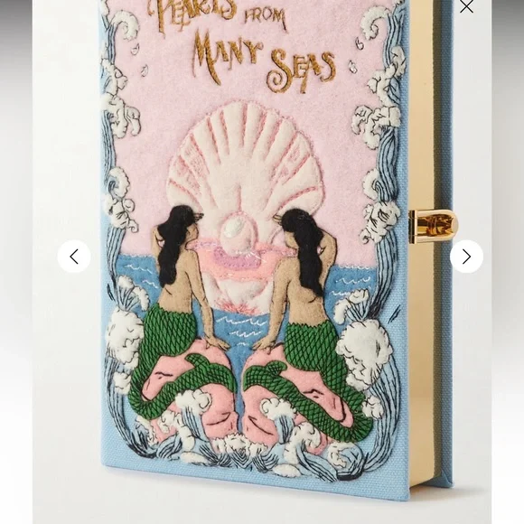 EXCLUSIVE AT NET-A-PORTER. Olympia Le-Tan’s pearl from many seas clutch - Picture 6 of 7